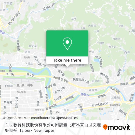 百世教育科技股份有限公司附設臺北市私立百世文理短期補 map