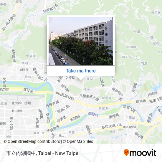 市立內湖國中地圖