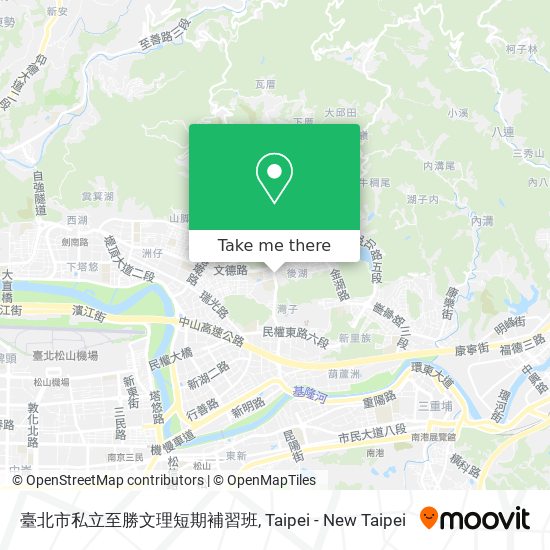臺北市私立至勝文理短期補習班地圖