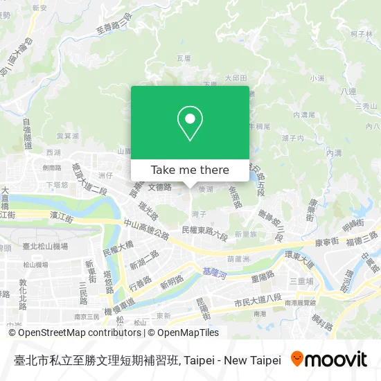 臺北市私立至勝文理短期補習班 map