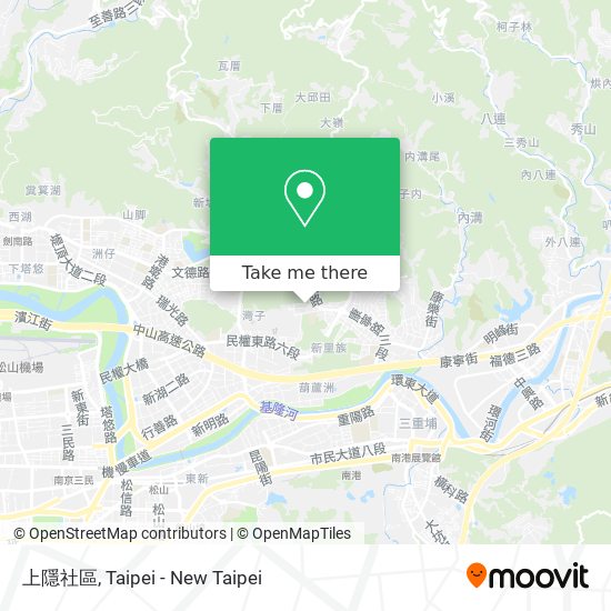 上隱社區 map