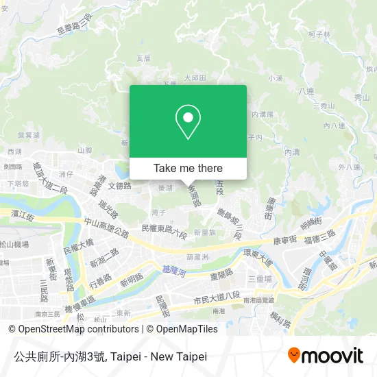 公共廁所-內湖3號地圖
