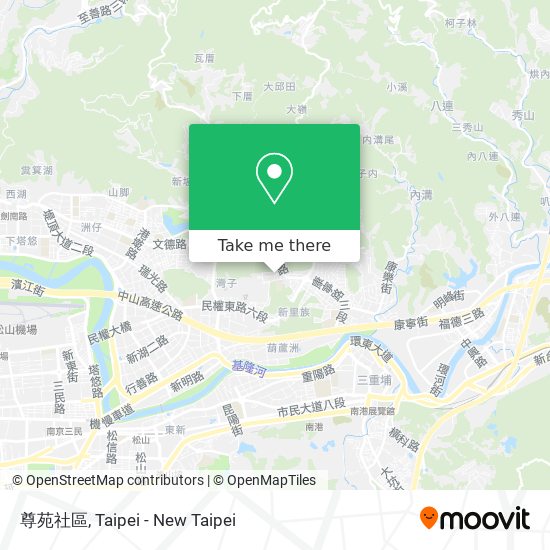 尊苑社區 map