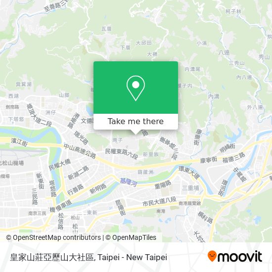 皇家山莊亞歷山大社區 map