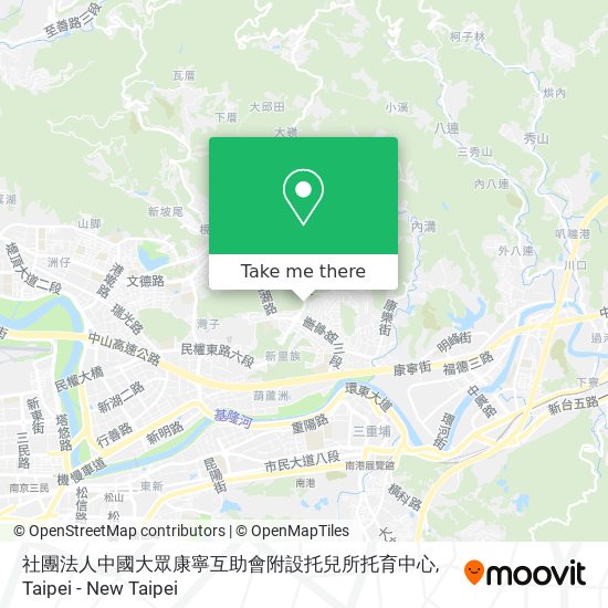 社團法人中國大眾康寧互助會附設托兒所托育中心 map