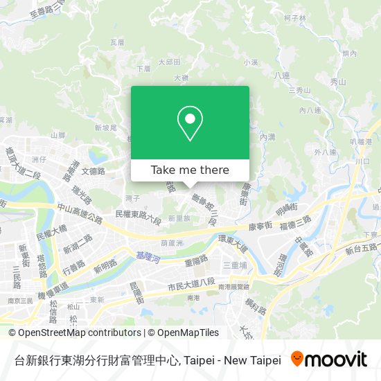 台新銀行東湖分行財富管理中心 map