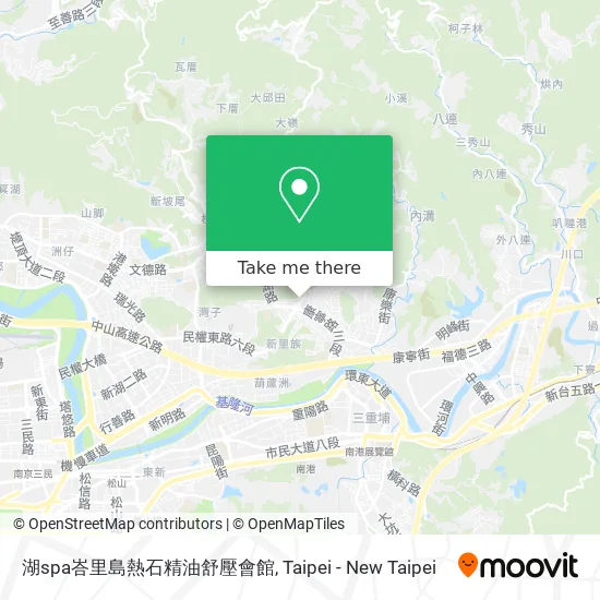 湖spa峇里島熱石精油舒壓會館 map