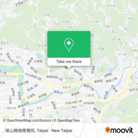 湖山雅緻雍雅區 map