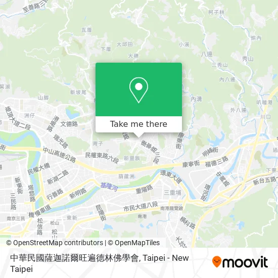 中華民國薩迦諾爾旺遍德林佛學會 map