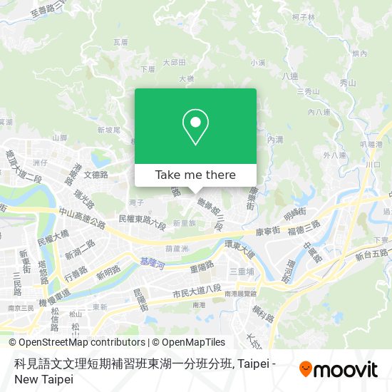 科見語文文理短期補習班東湖一分班分班 map