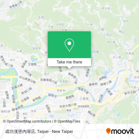 成功漢堡內湖店 map