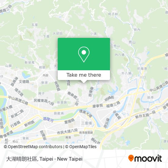 大湖晴朗社區 map