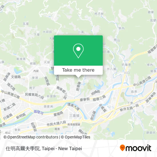 仕明高爾夫學院地圖