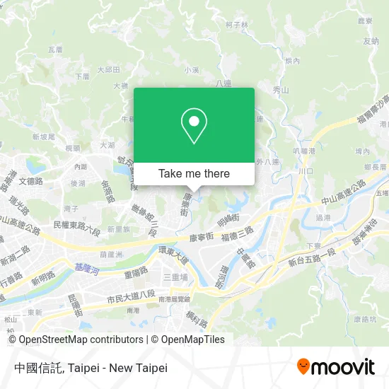 中國信託地圖