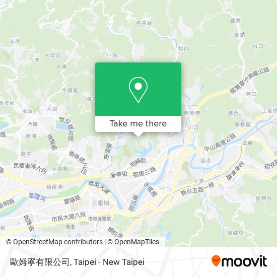 歐姆寧有限公司地圖