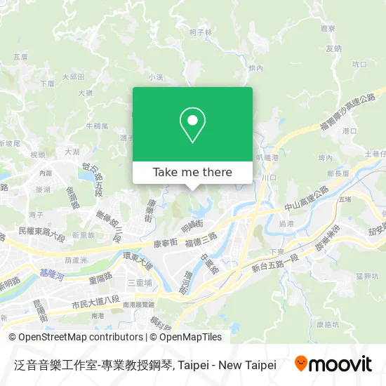 泛音音樂工作室-專業教授鋼琴 map