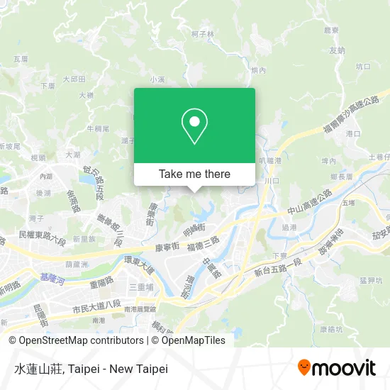 水蓮山莊 map