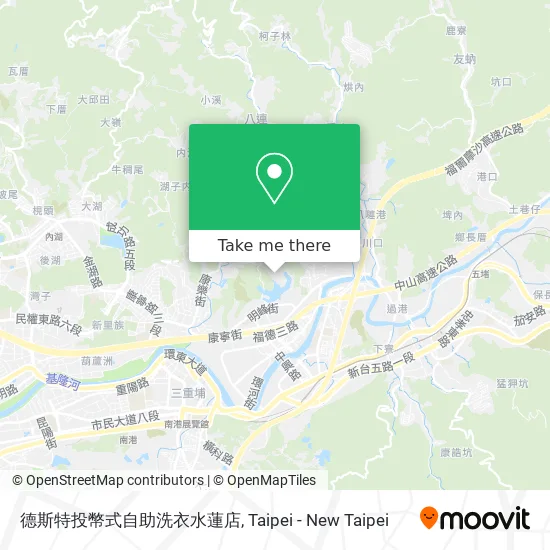 德斯特投幣式自助洗衣水蓮店 map