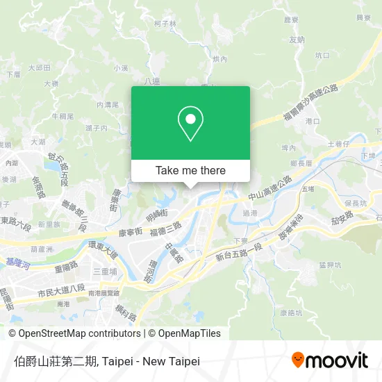 伯爵山莊第二期地圖
