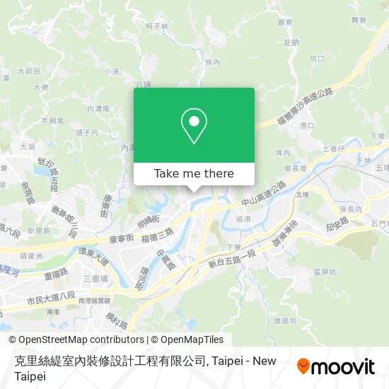 克里絲緹室內裝修設計工程有限公司 map