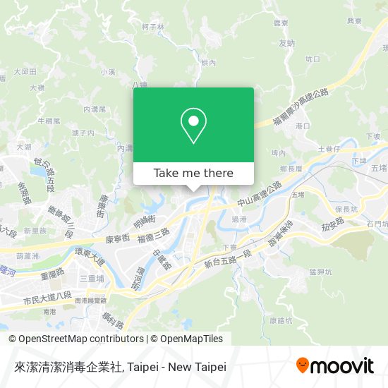 來潔清潔消毒企業社 map