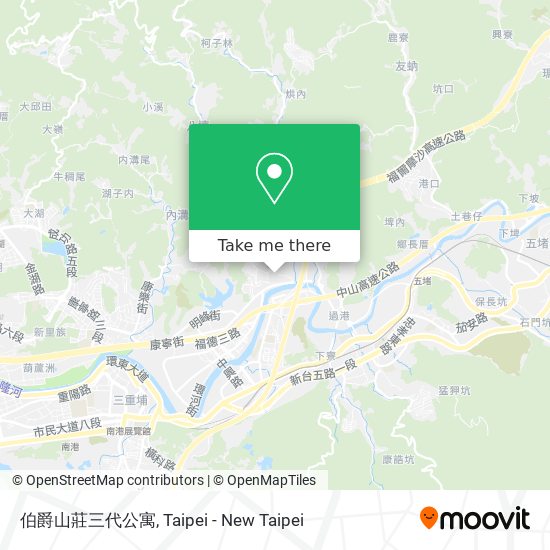 伯爵山莊三代公寓地圖