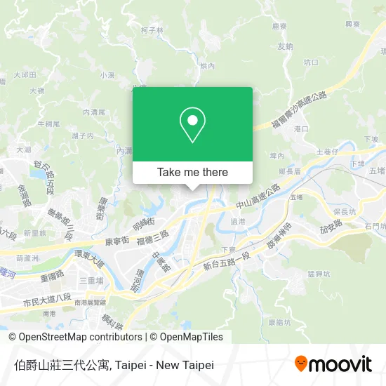 伯爵山莊三代公寓地圖