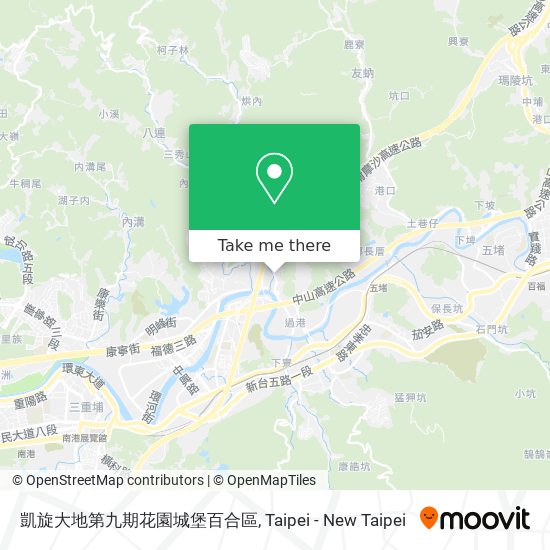 凱旋大地第九期花園城堡百合區地圖