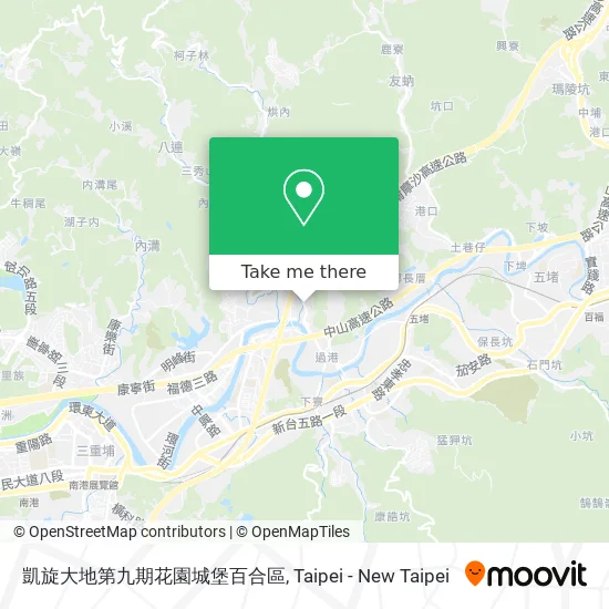 凱旋大地第九期花園城堡百合區 map