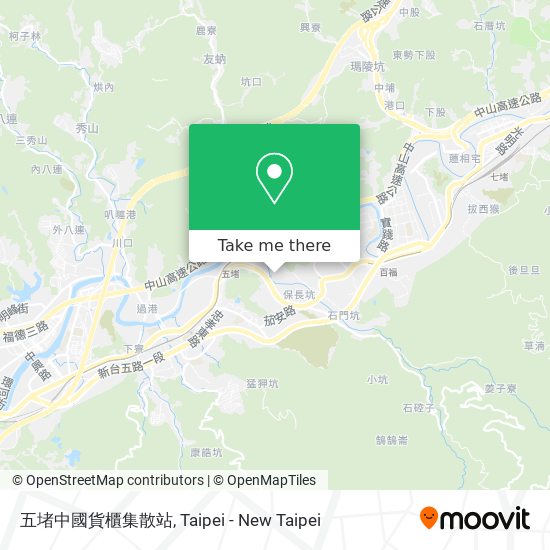 五堵中國貨櫃集散站 map