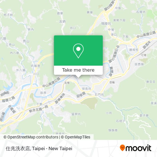 仕兆洗衣店 map