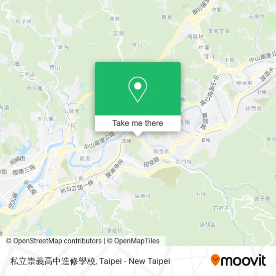 私立崇義高中進修學校地圖