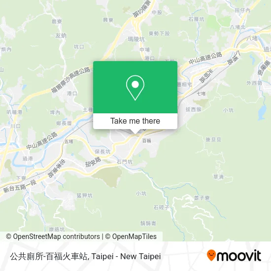 公共廁所-百福火車站地圖