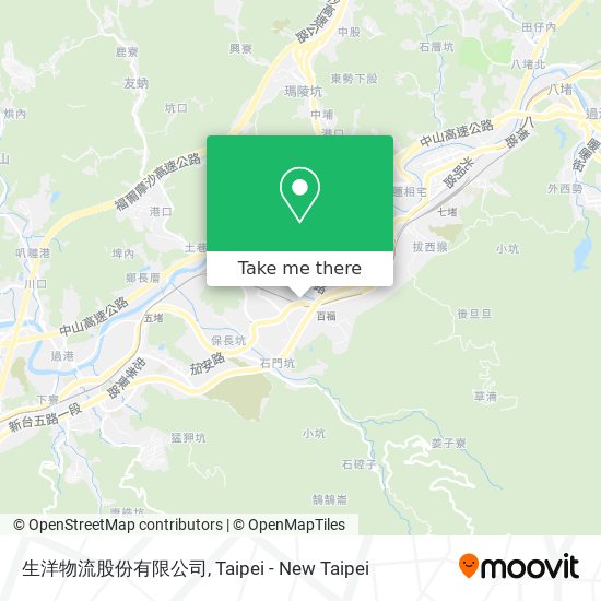 生洋物流股份有限公司地圖