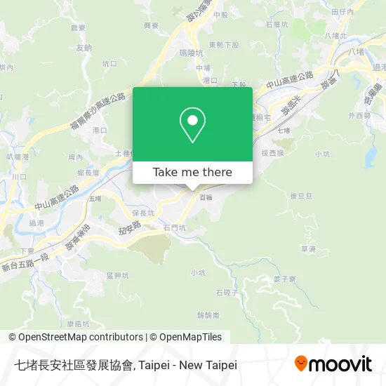 七堵長安社區發展協會 map