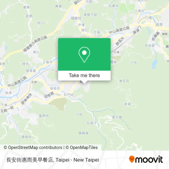 長安街惠而美早餐店地圖