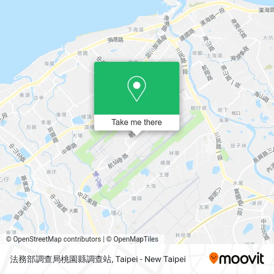 法務部調查局桃園縣調查站 map