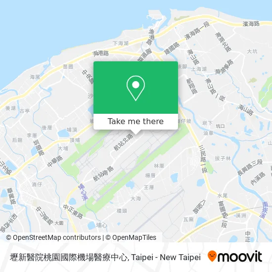 壢新醫院桃園國際機場醫療中心 map