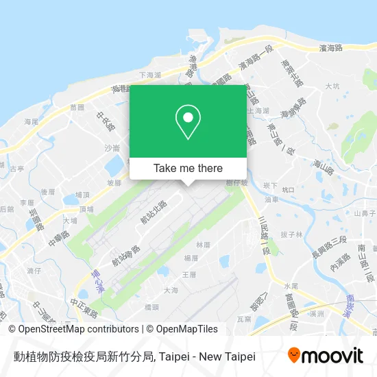 動植物防疫檢疫局新竹分局地圖