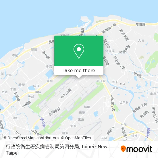 行政院衛生署疾病管制局第四分局 map