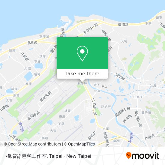 機場背包客工作室 map