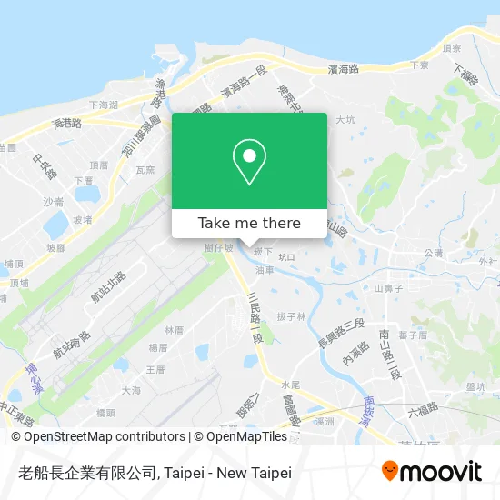 老船長企業有限公司地圖