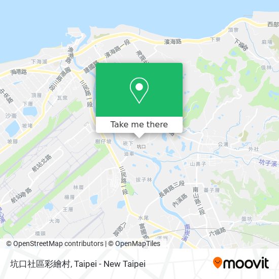 坑口社區彩繪村地圖