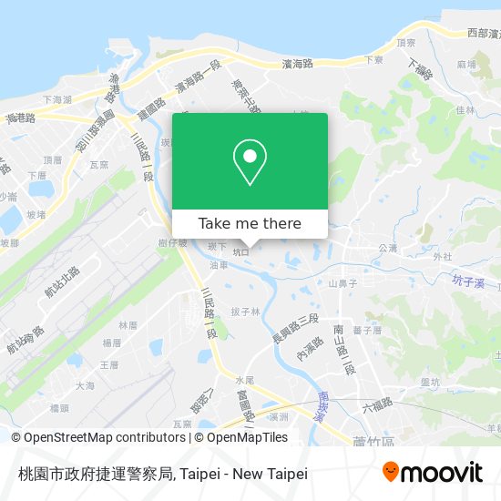 桃園市政府捷運警察局地圖