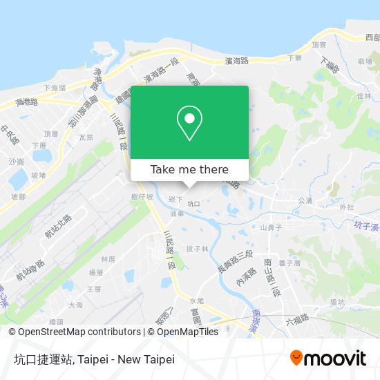 坑口捷運站地圖