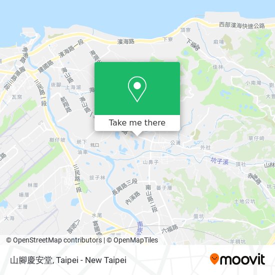 山腳慶安堂地圖