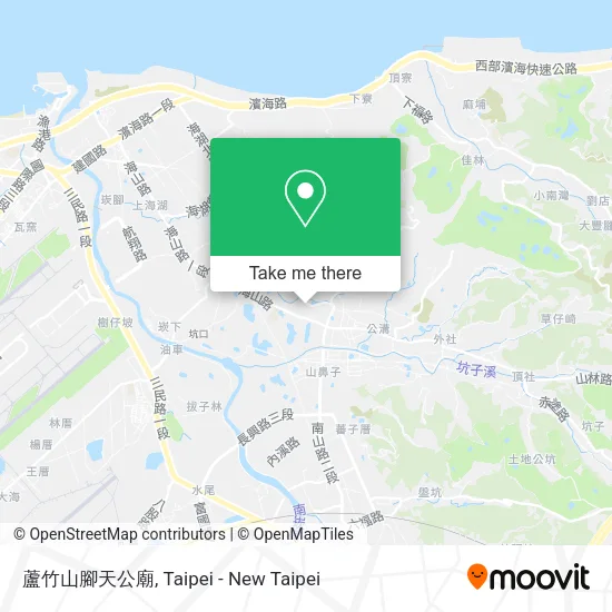 蘆竹山腳天公廟地圖