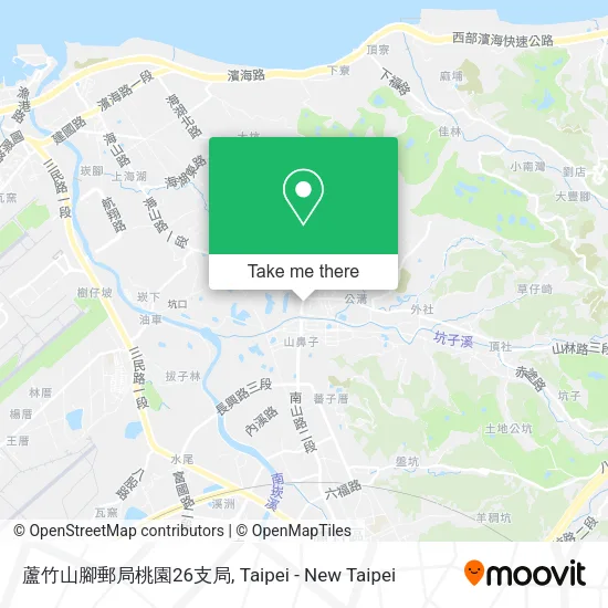 蘆竹山腳郵局桃園26支局 map