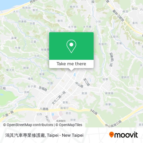 鴻其汽車專業修護廠 map