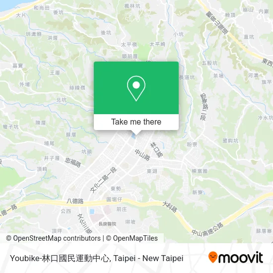 Youbike-林口國民運動中心 map